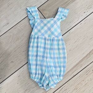 Blue Checkered bubble